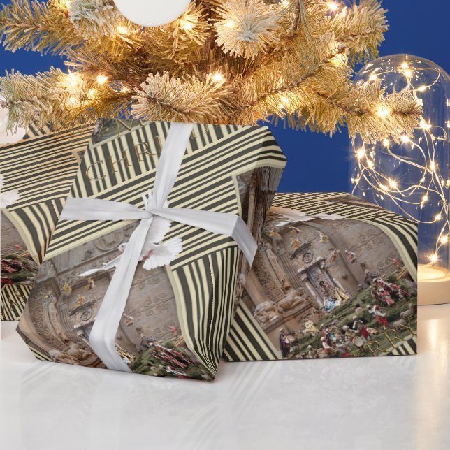 Christmas Wrapping Paper Jesus Nativity (Holidays)