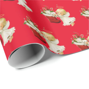 Christmas Wrapping Paper-Little Angel Wrapping Paper