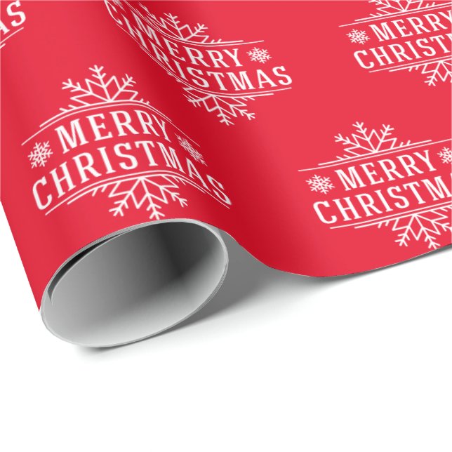 Christmas Wrapping Paper-Merry Christmas Wrapping Paper (Roll Corner)