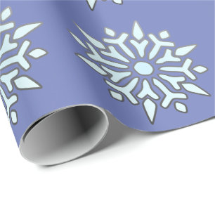 Christmas Wrapping Paper Nordic Snowflakes