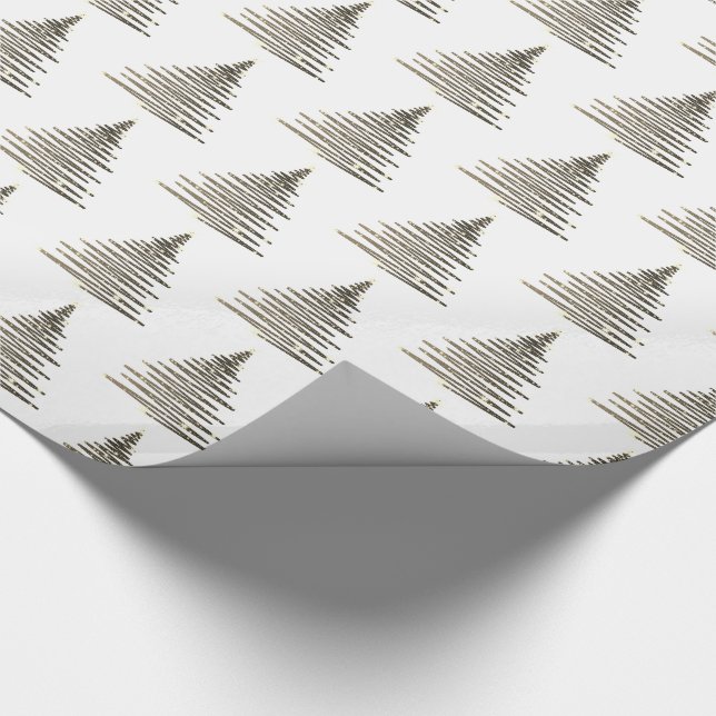 Christmas Wrapping Paper-Oh Christmas Tree Wrapping Paper (Corner)