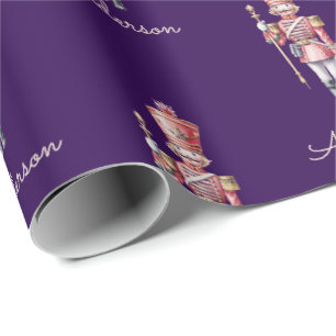 Christmas Wrapping Paper Personalised Nutcracker