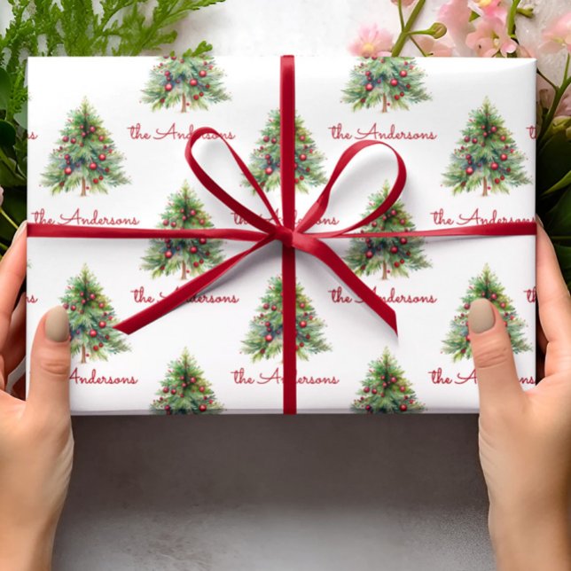Christmas Wrapping Paper, Personalised White Xmas Wrapping Paper (Creator Uploaded)