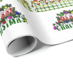 Christmas Wrapping Paper Reindeer