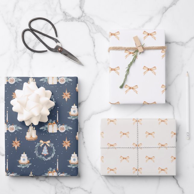 Christmas Wrapping Paper Set  (Front)