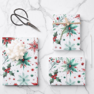 Christmas Wrapping Paper Sheet