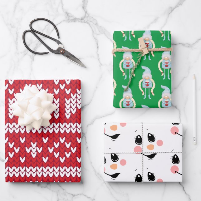 Christmas Wrapping Paper Sheet (Front)