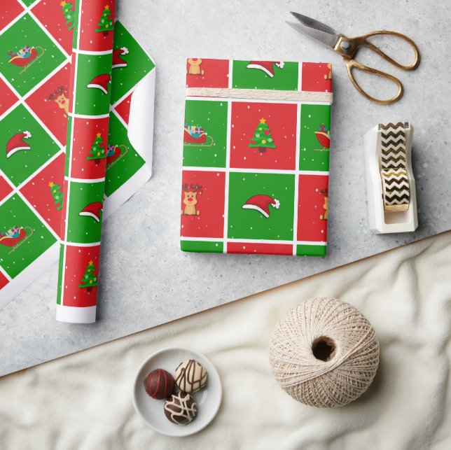 Christmas Wrapping Paper Sheets (Crafts)