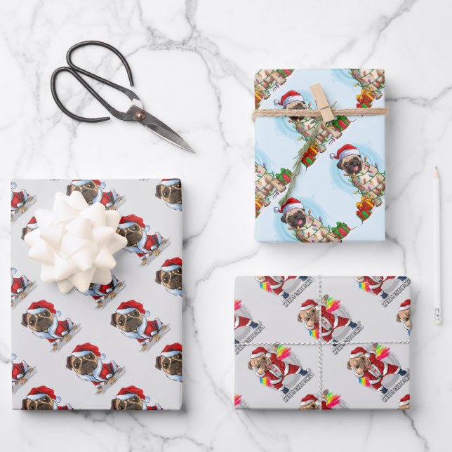 Christmas Wrapping Paper Sheets (Front)