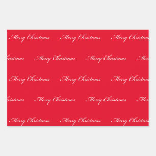 Christmas wrapping paper sheets