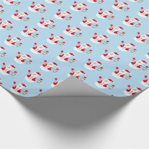 Christmas Wrapping Paper-Snowman Paper