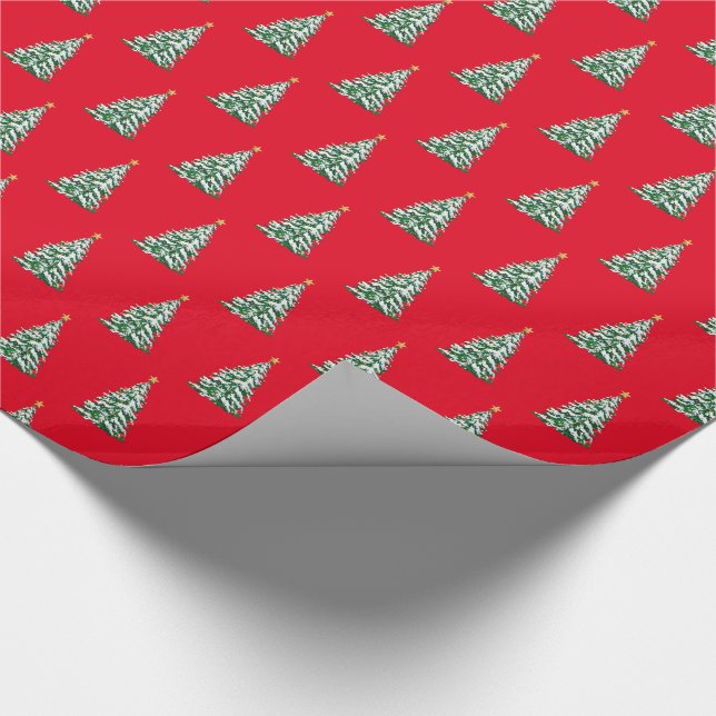 Christmas Wrapping Paper-Tree Paper (Corner)