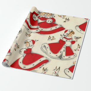 Christmas Wrapping Paper Vintage
