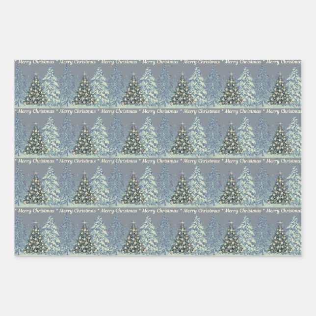 Christmas Wrapping Paper - Winter Woodland (Front)