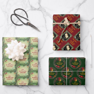 Christmas Wrapping Paper with your text & photo