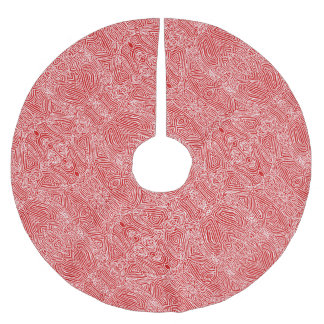 Christmas Wreath Brushed Polyester Tree Skirt