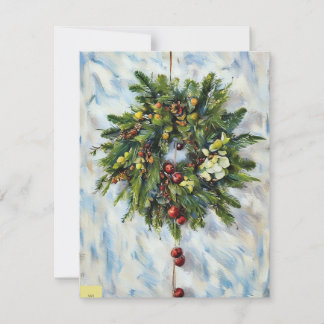Christmas Wreath card