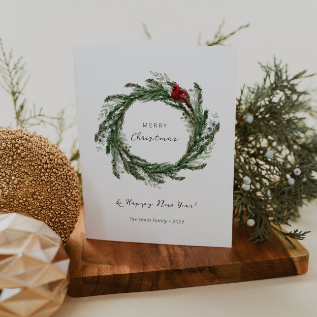 Christmas Wreath Christmas Card Happy New Year (Creator Uploaded)