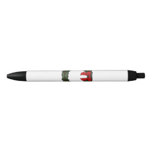 Christmas Wreath Classic Black Ink Pen