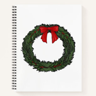 Christmas Wreath Classic Notebook