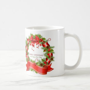 Christmas Wreath Coffee Mug