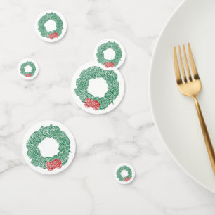 Christmas Wreath Confetti