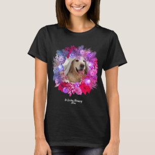 Christmas Wreath Customisable PET PHOTO MEMORIAL T-Shirt