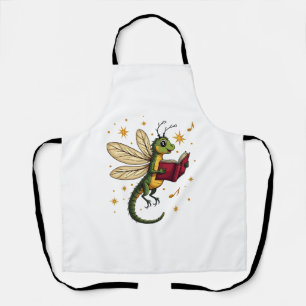 Christmas Wreath Dragonfly Apron