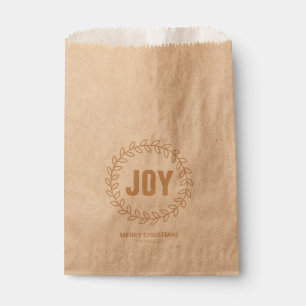 Christmas Wreath Favour Bags