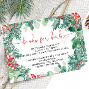 Christmas Wreath Greenery Book for Baby Card