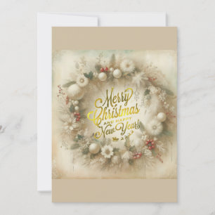 Christmas Wreath Invitation