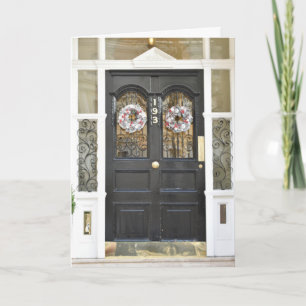 Christmas Wreath London Architecture Photography Card