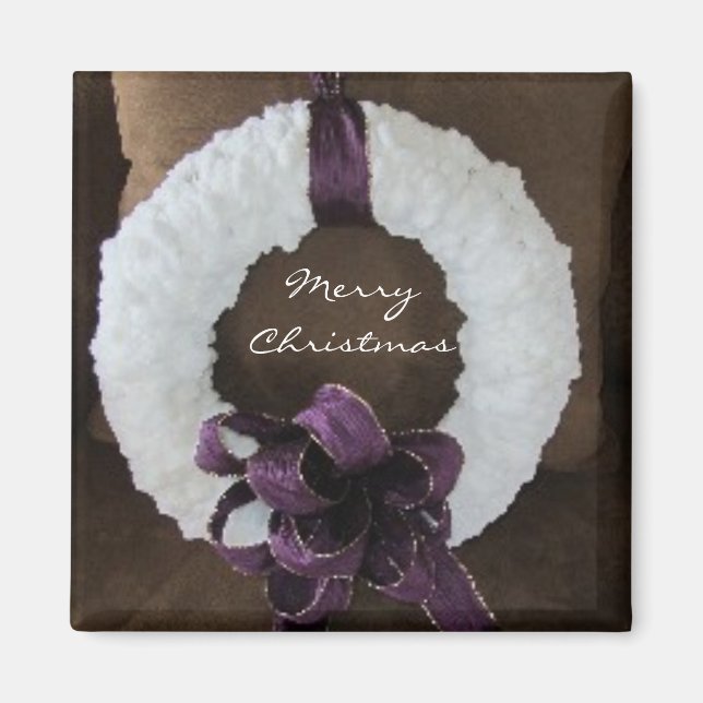 Christmas Wreath Magnet (Front)