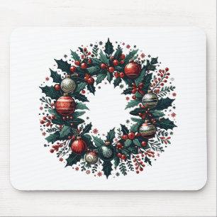 Christmas Wreath Mouse Mat