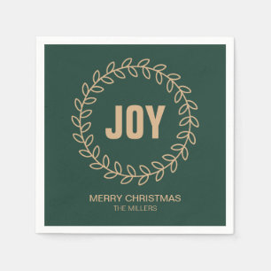 Christmas Wreath Napkin