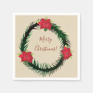 Christmas Wreath Napkins