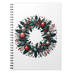 Christmas Wreath Notebook