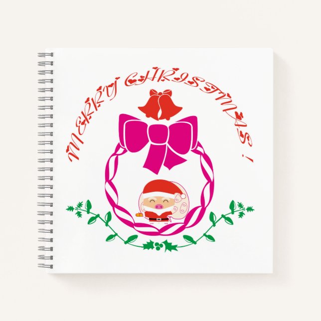 Christmas wreath notebook (Front)