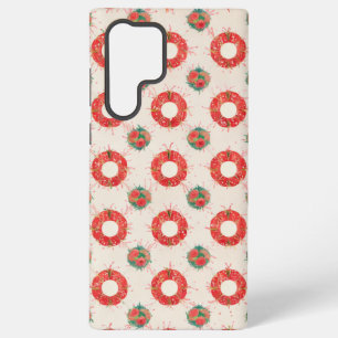 Christmas Wreath Pattern Samsung Galaxy Case
