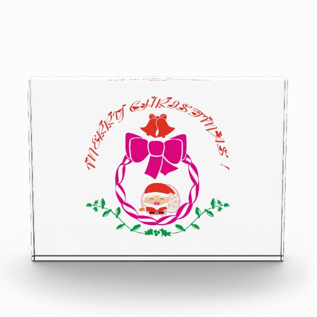 Christmas wreath photo block (Front)