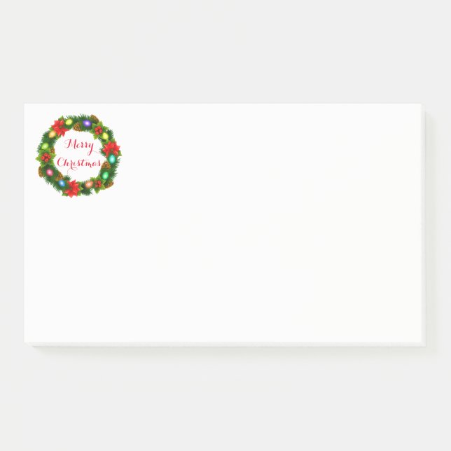 Christmas Wreath Post-it-Notes Post-it Notes (Front)