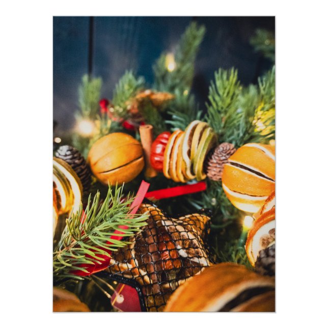 Christmas wreath poster (Front)