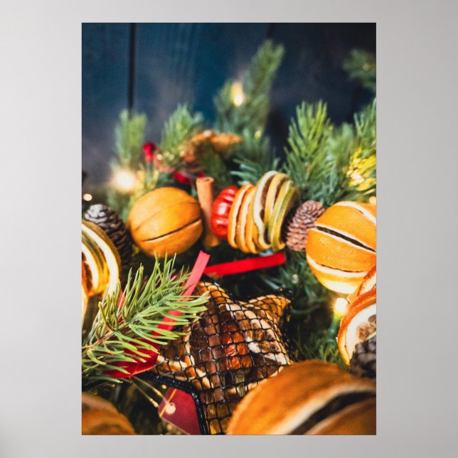 Christmas wreath poster (Front)