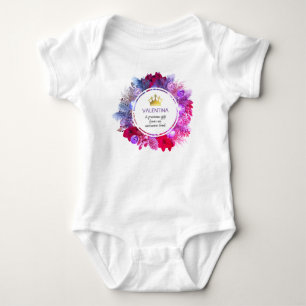 Christmas Wreath PRECIOUS GIFT FROM AWESOME GOD Baby Bodysuit