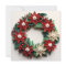 Christmas wreath quill holiday greeting card