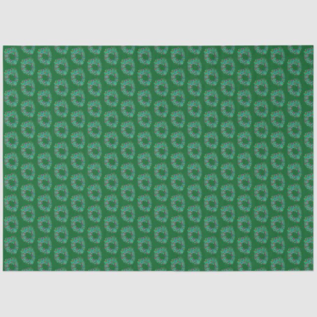 Christmas Wreath  Tissue Paper (Front)