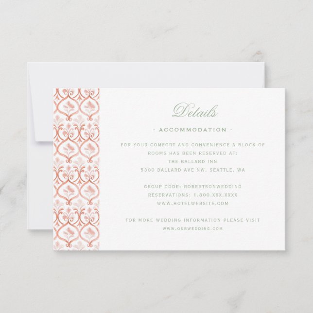 Christmas Wreath with Candy Cane Bow Details Thank You Card (Front)