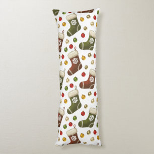 Christmas Wreaths Body Cushion