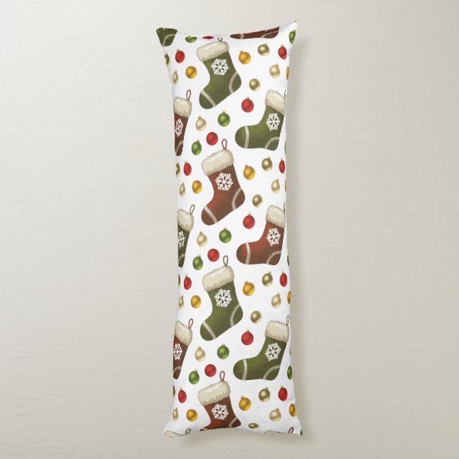 Christmas Wreaths Body Cushion (Back (Vertical))