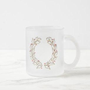Christmas Wreaths Frosted Mug